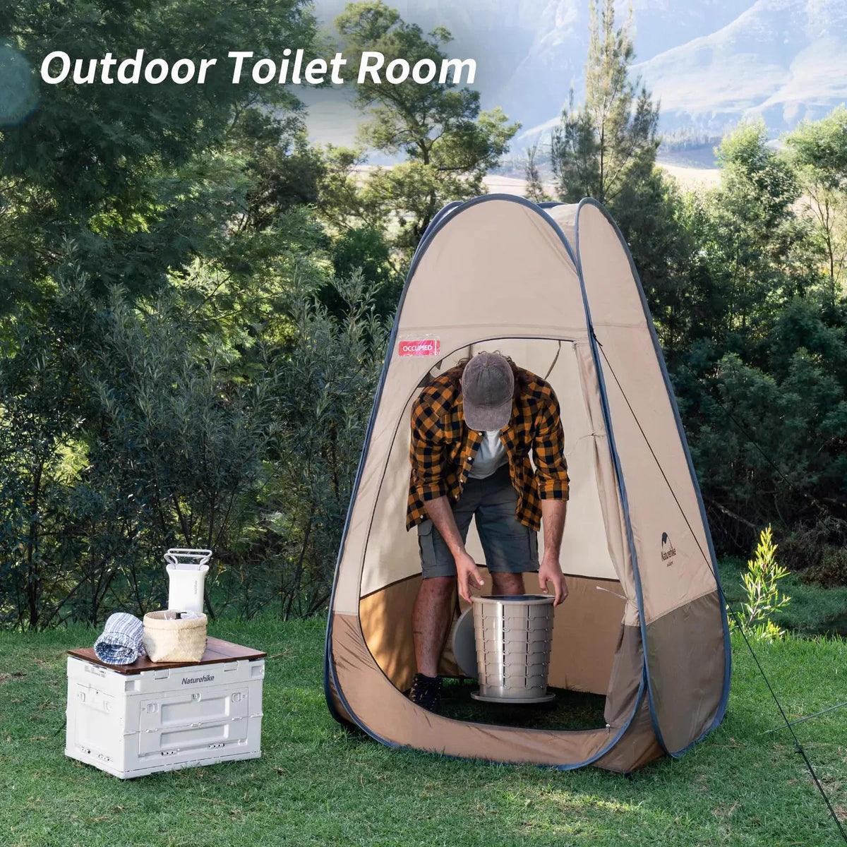 Cabine pliable de douche et vestiaire — photo 2 sur 5