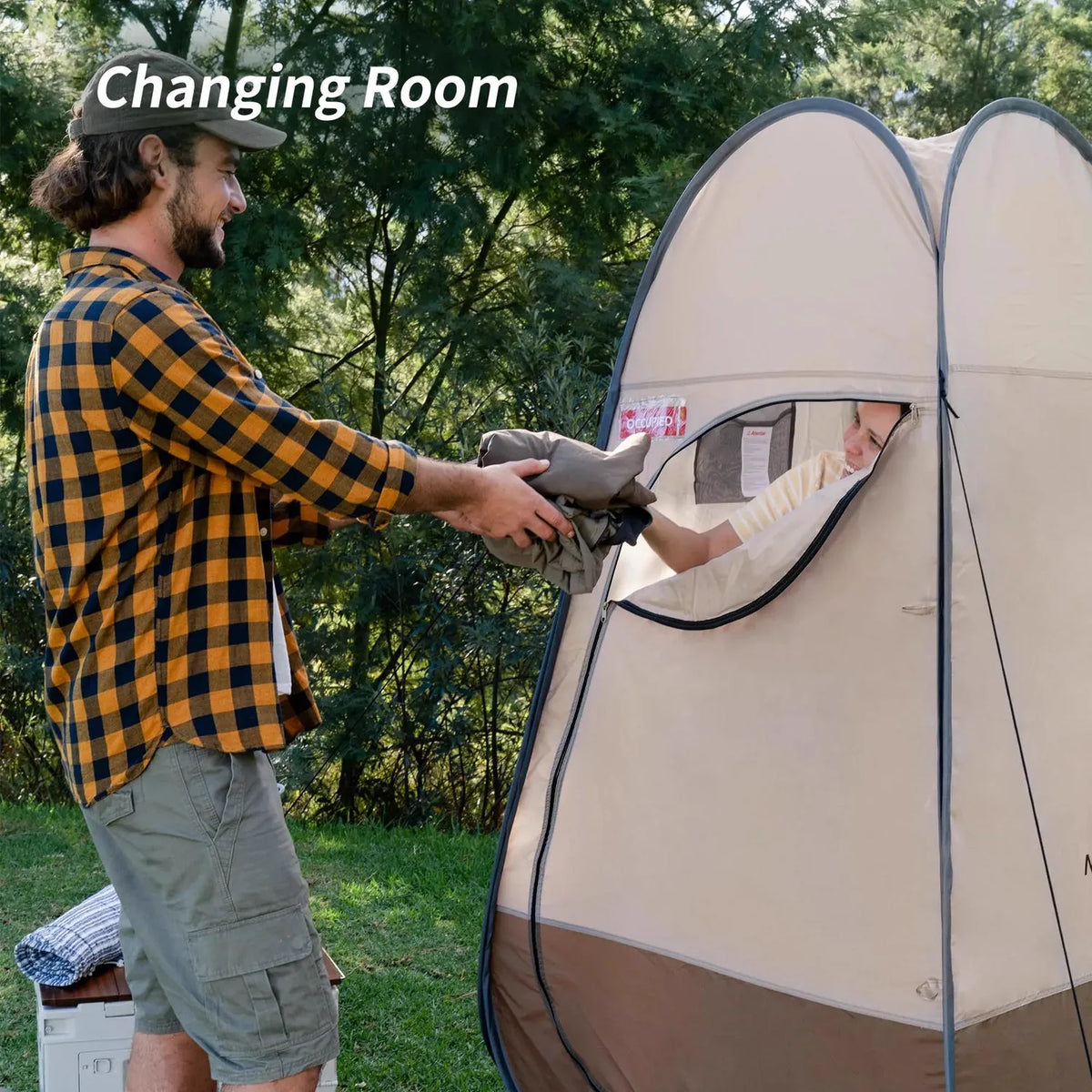 Cabine pliable de douche et vestiaire — photo 5 sur 5