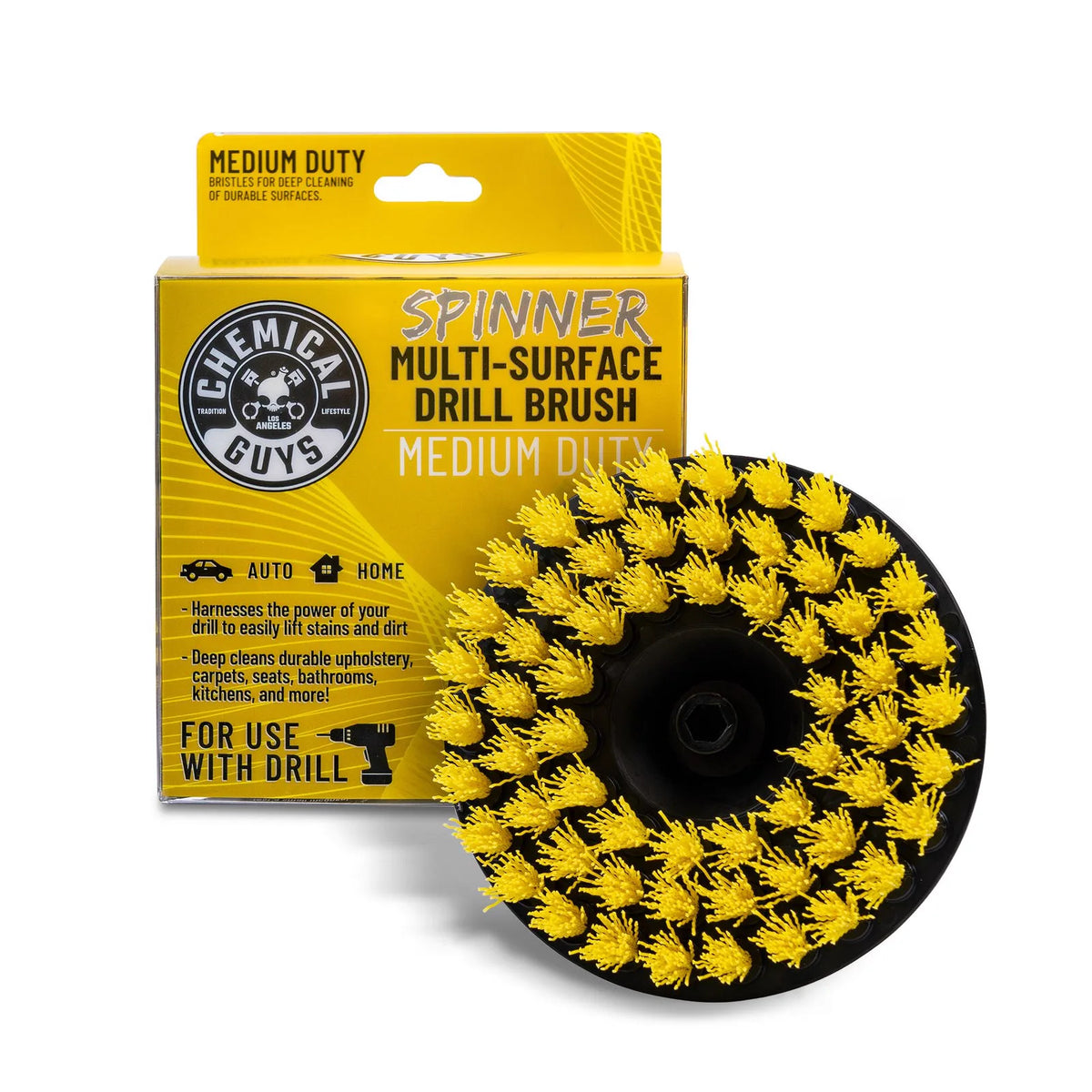 Brosse rotative pour perceuse, tapis et sellerie — photo 1 sur 5