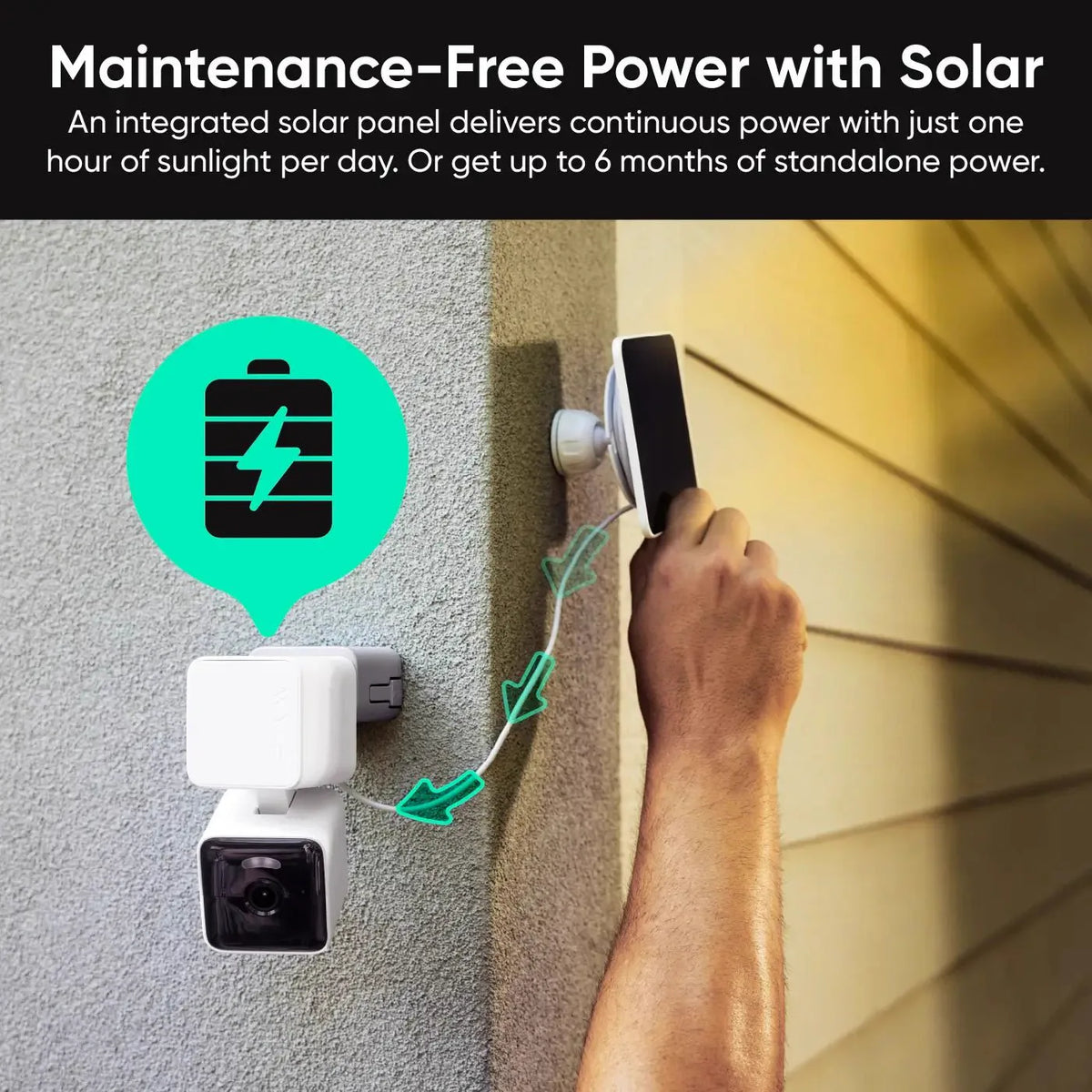Caméra solaire Wi-Fi motorisée 2K — photo 5 sur 5