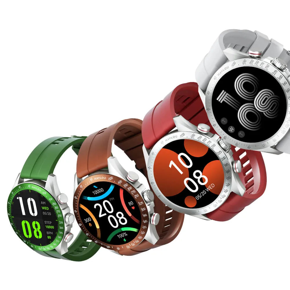 Montre connectée ronde AMOLED avec appels — photo 2 sur 5